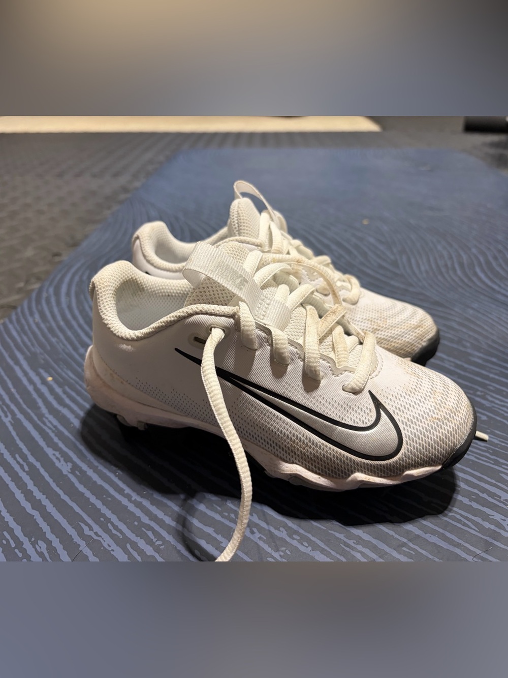 Nike White Kids football cleats